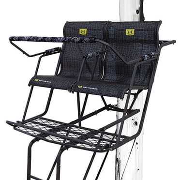 Hawk Big Denali Support d'Arbre Échelle de Chasse Durable en Acier de 18 Pieds pour 2 Hommes (Lot de 2)
