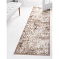 thumbnail image 1 of Unique Loom 3137759 2 x 13 Pi. Larvotto Sofia Runner Tapis&44; Brun, 1 of 5