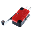 thumbnail image 3 of 4X Mini Limit Switch Long Hinge Lever Arm SPDT Snap Action LOT - Red and Black, 3 of 4