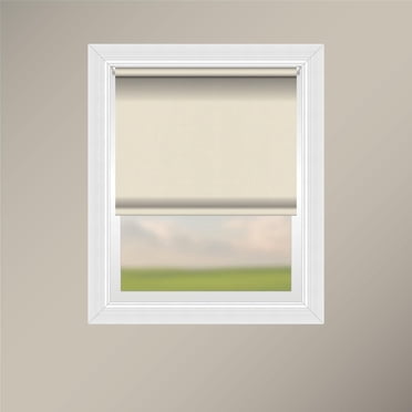 Off Cut Shades Chainless Blackout Roller Shade-Gypsum