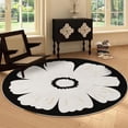 thumbnail image 4 of Rbaofujie Car Carpet Large Round Area Rug for Living Room Bedroom, Non-Slip Rugs for Kids Room, Background Washable Carpet Floor Mat for Home Nursery Room Decor Bath Mat, 4 of 8