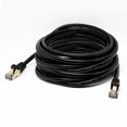 thumbnail image 3 of SatelliteSale RJ45 Cat-7 Network Ethernet SSTP Internet Cable Universal Wire Black Cord 25 feet, 3 of 6
