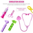 thumbnail image 2 of PENGXIANG Ensemble de Jeu de Docteur pour Enfants 16 Pcs Ensemble de Docteur pour Jeu d'Imitation avec Sac de Rangement et Stéthoscope Électronique pour Enfants de 3 Ans et Plus, 2 of 6