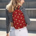thumbnail image 5 of Vsdgher Christmas Deer B Print Canvas Backpack Travel Rucksack Unisex Knapsack 15.7/17.7Inch Laptop Backpack for Work,College-Small, 5 of 5