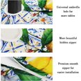 thumbnail image 4 of Waterproof Outdoor Tablecloth with Umbrella Hole for Rectangle Table 60x84inch Lemon Patio Table Cloth with Zipper, 4 of 5