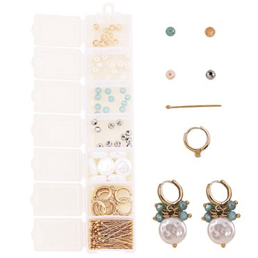 Earring Findings Kit DIY 7-Compartments Earring Making Charms Earring Components