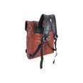 thumbnail image 3 of McKleinUSA ELEMENT 17" Leather, Two-Tone, Flap-Over, Laptop & Tablet Backpack 18470, 3 of 7