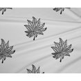 thumbnail image 4 of oneOone Polyester Lycra Fabric Leaves Block Printed Fabric 1 Yard 56 Inch Wide, 4 of 4