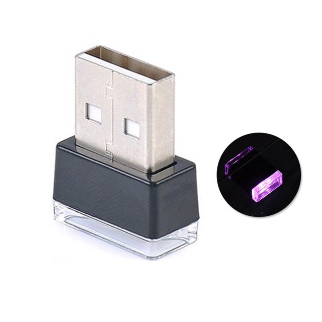 LEEYNEER Lampe Décorative d'Ambiance Nocturne Portable USB LED pour Intérieur de Voiture