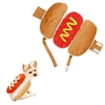 thumbnail image 3 of New Hot Dog Burger Pet Costume Soft and Comfortable Exquisite Design Multiple Sizes, 3 of 8