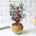 thumbnail image 2 of Coofit Artificial Plant Pick DIY: Faux Greenery Branch Desktop Decoration for Christmas, 2 of 3