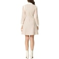thumbnail image 3 of INSPIRE CHIC Robe Chasuble pour Femme Ligne A à Double Boutonnage Salopettes Bretelles L Beige, 3 of 6