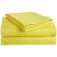 thumbnail image 1 of 300 Thread Count 100% Egyptian Cotton 4-Piece Bed Sheet Set (1 Flat, 1 Fitted Sheet, 2 Pillow Covers) 24 Inches Deep Pocket Solid Pattern, 1 of 6