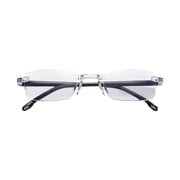 Glasses Riding Eyewear Frameless Reading Glasses for Middle and Elderly High Definition Blue Light Reduction Fashion Lightweight Unisex Eyewear
