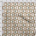 thumbnail image 4 of oneOone Velvet Brown Fabric Geometric Craft Projects Decor Fabric Printed By The Yard 58 Inch Wide, 4 of 4
