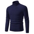 thumbnail image 1 of EGNMCR Pull Col Rond pour Hommes, Pull pour Hommes Mode Décontractée d'Hiver pour Hommes Design Uni Manches Longues Col Rond Haut Men Sweater, 1 of 8