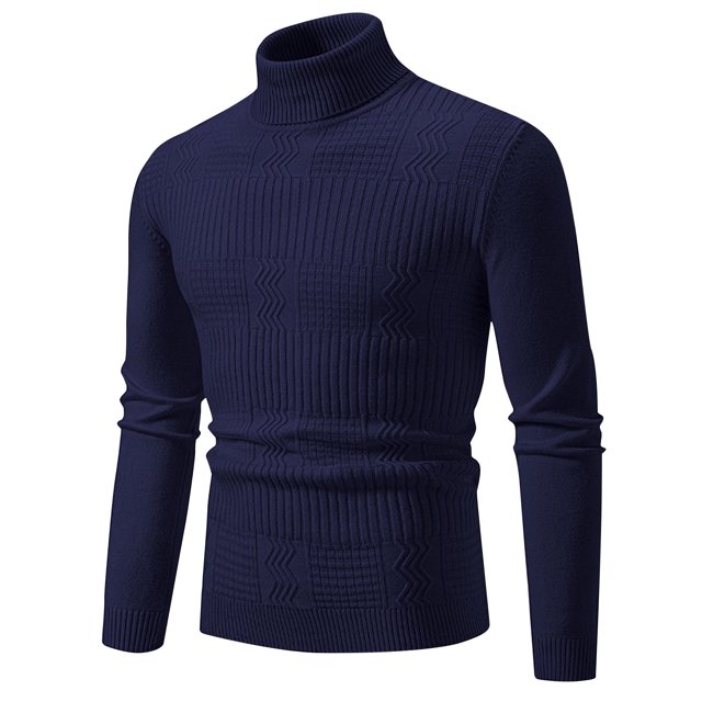 EGNMCR Pull Col Rond pour Hommes, Pull pour Hommes Mode Décontractée d'Hiver pour Hommes Design Uni Manches Longues Col Rond Haut Men Sweater
