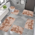 thumbnail image 1 of Bathroom Rug Set 6 Piece | Plush Toilet Mats & Bath Mats | Non Slip Water Absorbent Washable Rugs for Bathroom Floor | Whole Room Set for Home, 1 of 6