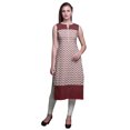 thumbnail image 1 of Bimba Tuniques Droites pour Femmes Imprimées Sans Manches Kurti Décontractée Robe Petite, 1 of 5
