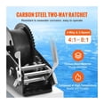 thumbnail image 4 of Hand Winch Boat Trailer Winch Heavy Duty Rope Crank Polyester Strap And Two-Way Ratchet Manual Operated Hand Crank Winch, 4 of 7
