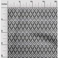 thumbnail image 1 of oneOone Silk Tabby Fabric Ogee Ikat Print Fabric BTY 42 Inch Wide, 1 of 4