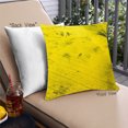 thumbnail image 1 of Ahgly Company Color Focus Yellow Coussin Décoratif d'Extérieur, 18 Po X 18 Po, 1 of 6
