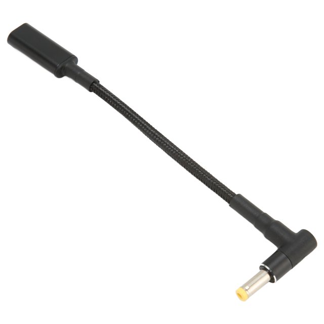 Laptop Charger Cable, Portable USB Type C Female To 4.8x1.7mm Male Adapter Cable For Home