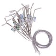 thumbnail image 4 of KLKCMS 20x Miniatures Lampadaires LED Blancs Accessoires pour Modélisme, 4 of 9