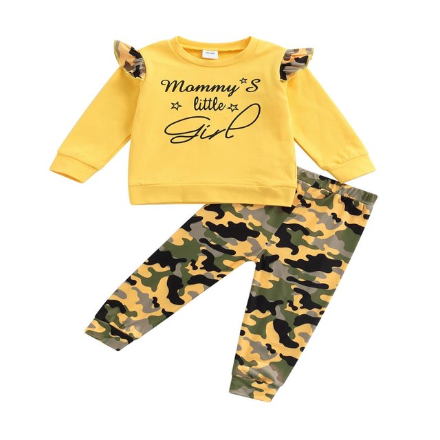 Baby Boys 2PCS Pants Sets Long Sleeve Round Neck Sweatshirt Tops Solid Color Pants Sets