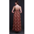 thumbnail image 3 of Bimba Rayon Floral Printed Spaghetti Strap Sleeveless Womens Cami Maxi Slip Swing Dress-XXX-Large, 3 of 5