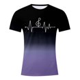 thumbnail image 1 of LUOGENLI T-shirts pour Homme pour Hommes T-Shirt à Imprimé Numérique Col Rond Manches Courtes T-Shirt Homme T-shirts Amusants T-shirts Graphiques Pâques 4TG T-shirts pour Hommes T-shirts Graphiques Saint-Patrick Mauve Pâle m, 1 of 1
