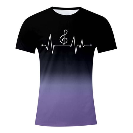 LUOGENLI T-shirts pour Homme pour Hommes T-Shirt à Imprimé Numérique Col Rond Manches Courtes T-Shirt Homme T-shirts Amusants T-shirts Graphiques Pâques 4TG T-shirts pour Hommes T-shirts Graphiques Saint-Patrick Mauve Pâle m