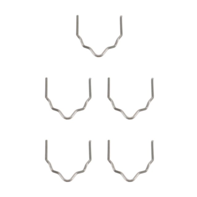 Decodeary 500 Pcs Fer à Souder de Qualité Professionnelle pour des Réparations Précises en Plastique Retard Machines de Soudage en Acier Inoxydable 0,8 en Forme de V *500 Pcs 5Ensemble
