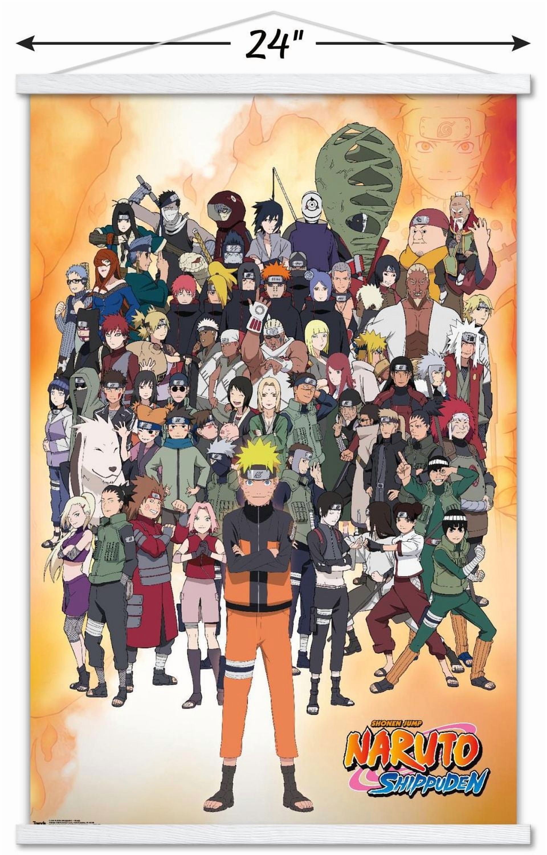 Naruto Shippuden - Group Wall Poster, 22.375