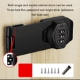 thumbnail image 4 of Wweixi Easy Access With Lock For Locker Say Goodbye To Lost Keys Cabinet Locks With Combination silver Style 1, 4 of 6