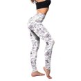 thumbnail image 3 of LSLJS Women's Classic Retro Color Floral Graffiti Print Leggings, 3 of 4