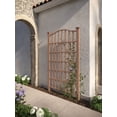 thumbnail image 2 of Vita Concord, Embossed Vinyl Trellis, Brown, VA84090, 2 of 8