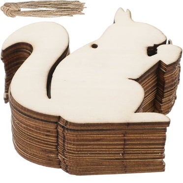 KEINXS20 Pcs Bird Seeds for Outdoor Feeder Squirrels Wood Chip Pendant