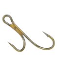 thumbnail image 3 of Bgsha 20pcs Double Fishing Hook High Steel Golden Barbed Hook Zander Fishhooks, 3 of 9