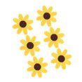 thumbnail image 3 of Applique Brodée à Coudre, 6 Pcs Patch Brodé Tournesol Solution Innovante pour Vêtements, 3 of 12