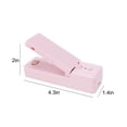 thumbnail image 5 of Mini Bag Sealer USB Rechargeable, 2-in-1 Portable Heat Seal and Cutter for Plastic Bags, Handheld Resealer for Snacks Food Storage, Camping and Travel, 5 of 5