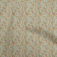 thumbnail image 1 of oneOone Polyester Spandex Orange Fabric Floral Sewing Craft Projects Fabric Prints By Yard 56 Inch Wide, 1 of 4