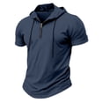 thumbnail image 1 of Timegard Workout Top for Men Breathable Running Loose Hoodies Top Casual Lightweight Solid Color Tee, 1 of 4