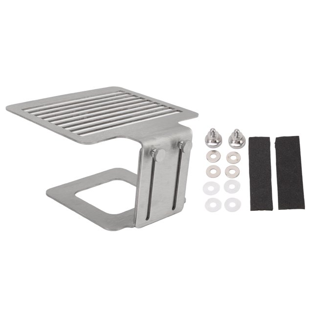 DeWin Support d'Équilibre pour Machine à café, Support d'Équilibre pour Machine à café Support de pesée Solide réglable en Hauteur en Acier Inoxydable (Argent)