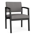 thumbnail image 1 of Lenox Steel Reception Waiting Room Guest Chair / Black Steel / Light Gray, 1 of 5