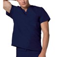 thumbnail image 2 of Adar Universal Unisex V-Neck Tunic 3 Pocket Scrub Top (Available in 39 Colors), 2 of 7