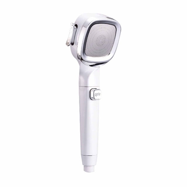 HOARBOEG Four Gear Pressurized Shower Filtration Button Water Stop Shower Nozzle Shower Set Pressurized Hand-held Shower HeadHousehold Cleaning Tools