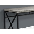 thumbnail image 4 of Monarch Specialties Computer Desk, Home Office, Laptop, Work, Metal, Laminate, Grey, Black, Contemporary, Modern, 4 of 4