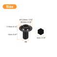 thumbnail image 2 of Unique Bargains Flanged Button Head Socket Cap Screws, 50 Pack M6x12mm 304 Stainless Steel Bolts, 2 of 5
