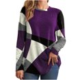 thumbnail image 2 of TIMIFIS Women’s Long Sleeve T Shirts Slim Fit Tops Scoop Neck Ribbed Knit Shirts, 2 of 6